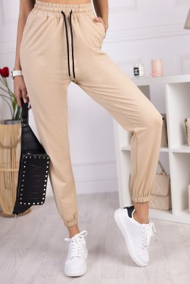 DELVIRA beige sportnadrág