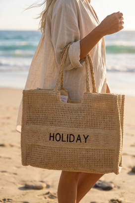 HOLIANZA BEIGE strandtáska