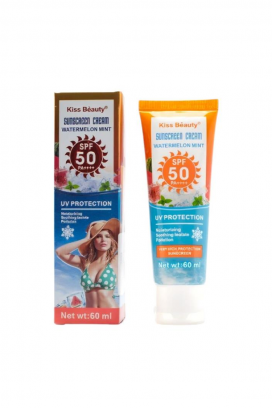Kiss Beauty Watermelon Mint SPF 50 PA++++ Hidratáló és hűsítő fényvédő arcra és testre