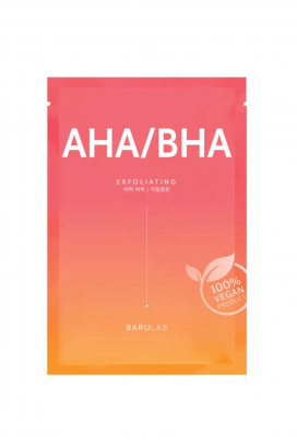 BARULAB The Clean Vegan Mask AHA/BHA 23 g hámlasztó arcmaszk