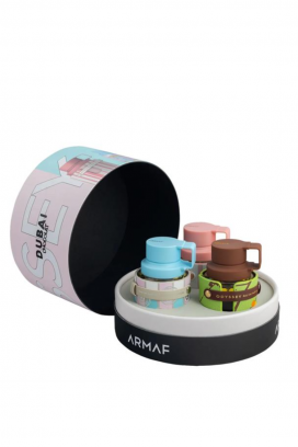 Armaf Odyssey Collection uniszex arab parfümszett 3×30 ml EDP: Candee, Marshmallow, Chocolat