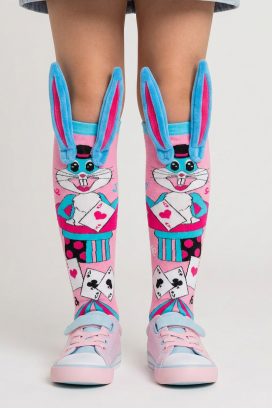 MAGIC BUNNY 3D nyuszis, puha fülű gyerek térdzokni