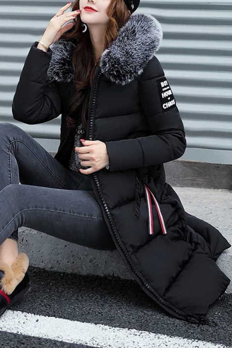 KELSA BLACK kabát, Szín: fekete, IVET.HU - A te online butikod.
