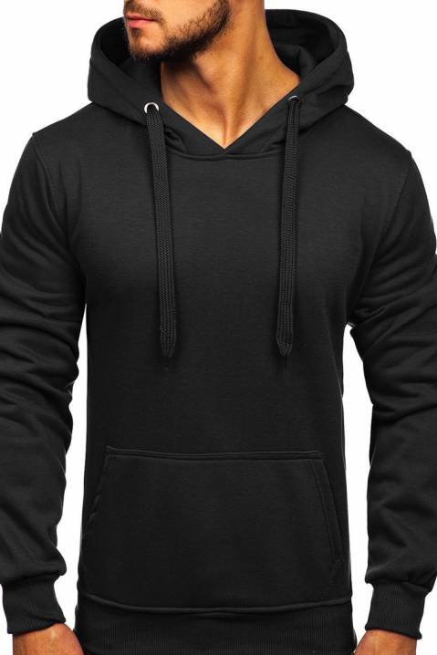 JULIAN BLACK férfi pulóver, Szín: fekete, IVET.HU - A te online butikod.