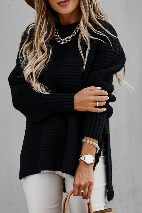 LAKLARA BLACK pulóver, Szín: fekete, IVET.HU - A te online butikod.