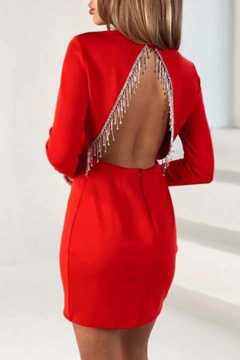 FABIANA RED ruha, Szín: piros, IVET.HU - A te online butikod.