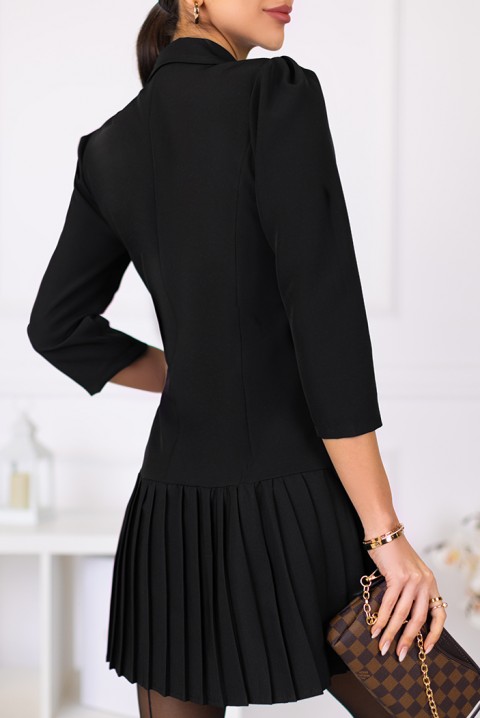 KRISTINA BLACK ruha, Szín: fekete, IVET.HU - A te online butikod.