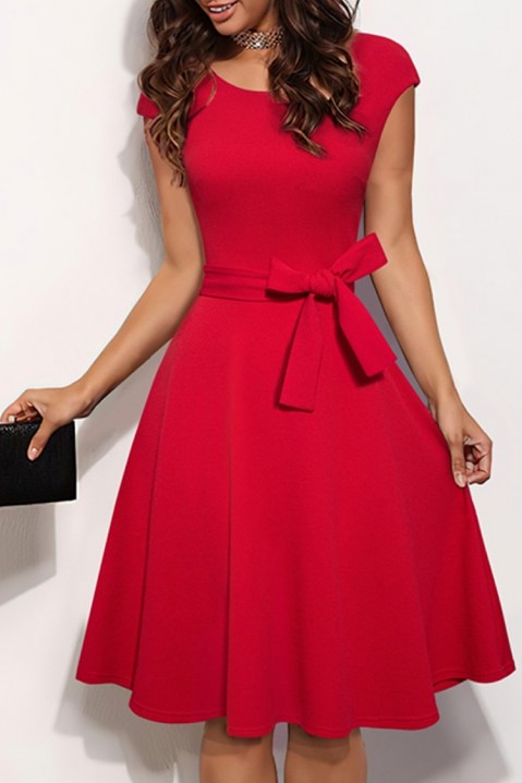 SALMELDA RED női ruha, Szín: piros, IVET.HU - A te online butikod.