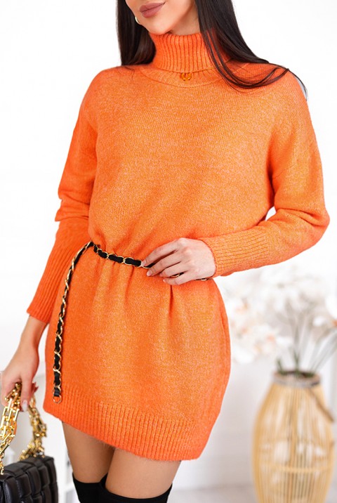 BERBINA ORANGE hosszú pulóver, Szín: narancssárga, IVET.HU - A te online butikod.