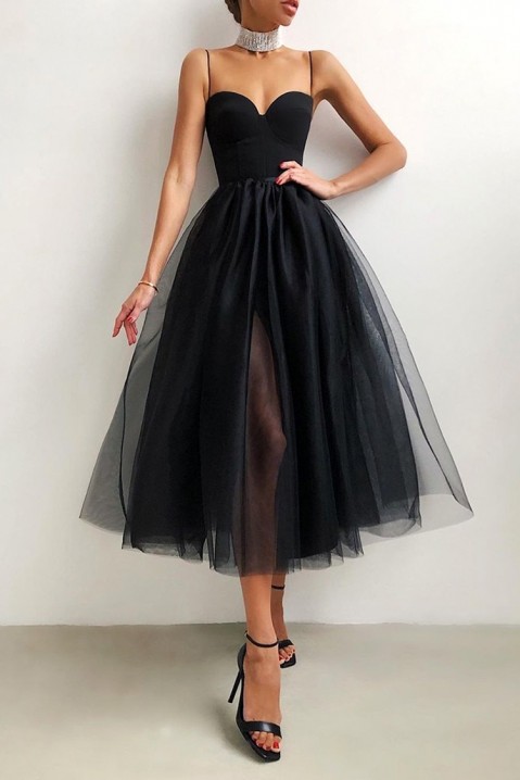 BRIDELA BLACK ruha, Szín: fekete, IVET.HU - A te online butikod.