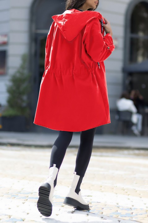 LADERNA RED kabát, Szín: piros, IVET.HU - A te online butikod.