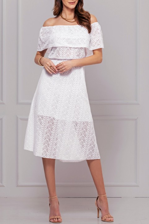 FRANCHELA WHITE ruha, Szín: fehér, IVET.HU - A te online butikod.