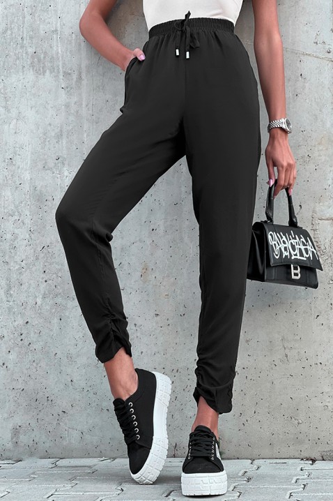 RANSENA BLACK női nadrág, Szín: fekete, IVET.HU - A te online butikod.
