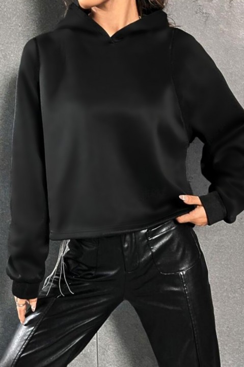 BODERSA BLACK kapucnis pulóver, Szín: fekete, IVET.HU - A te online butikod.