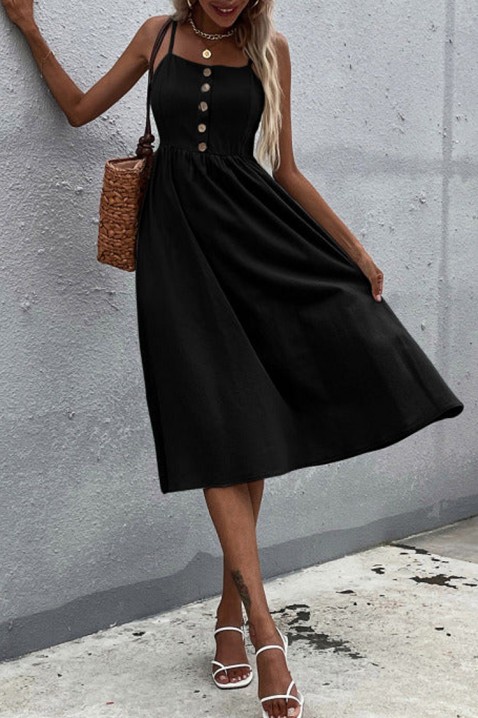 SIRINDA BLACK ruha, Szín: fekete, IVET.HU - A te online butikod.