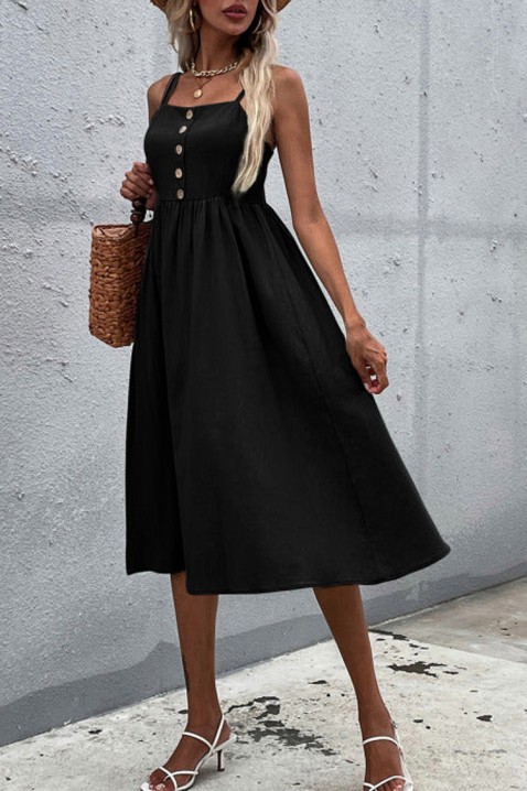 SIRINDA BLACK ruha, Szín: fekete, IVET.HU - A te online butikod.