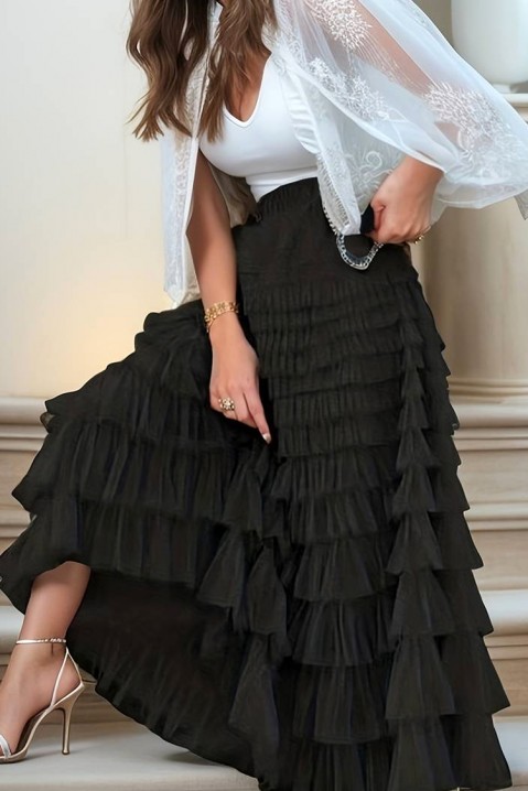 ASELIKA BLACK szoknya, Szín: fekete, IVET.HU - A te online butikod.