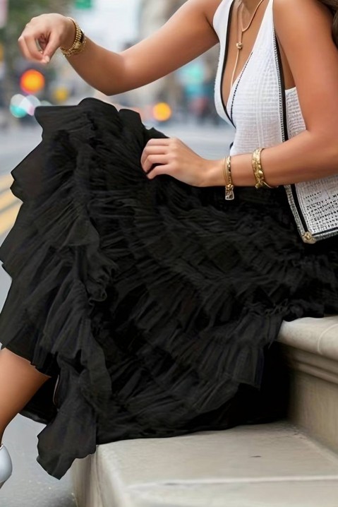 ASELIKA BLACK szoknya, Szín: fekete, IVET.HU - A te online butikod.