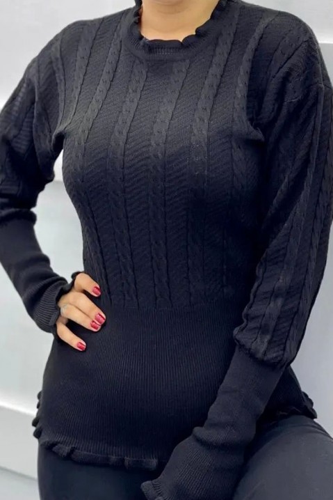 ROBILMA BLACK pulóver, Szín: fekete, IVET.HU - A te online butikod.