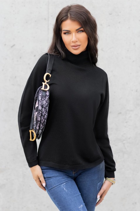 BERMERGA BLACK pulóver, Szín: fekete, IVET.HU - A te online butikod.