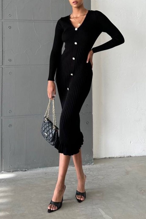 GRACIENA BLACK ruha, Szín: fekete, IVET.HU - A te online butikod.