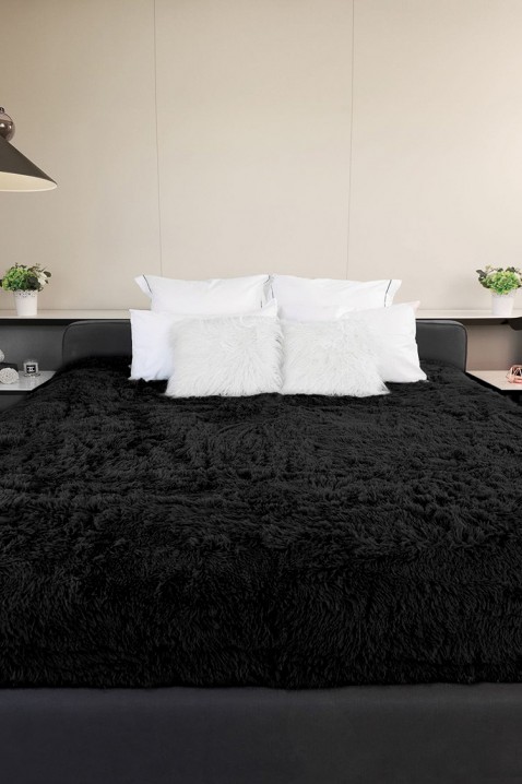 DEGOLDA BLACK 160x200 cm ágytakaró, Szín: fekete, IVET.HU - A te online butikod.