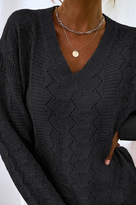 MENARELA BLACK pulóver, Szín: fekete, IVET.HU - A te online butikod.