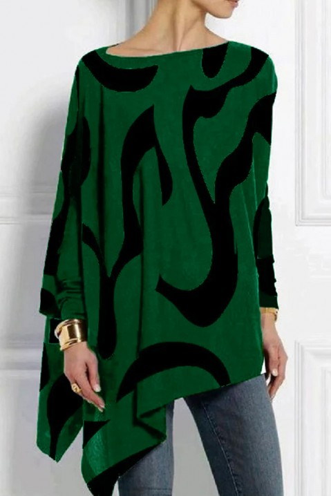 ROGONHA GREEN női felső, Szín: zöld/fekete, IVET.HU - A te online butikod.
