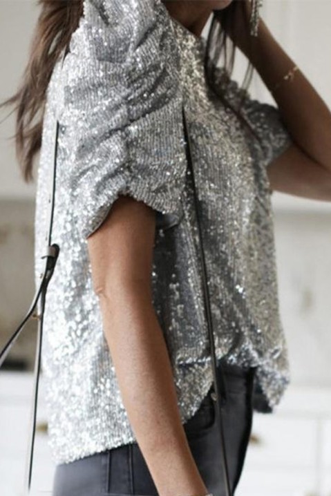 KREMISA SILVER blúz, Szín: ezüst, IVET.HU - A te online butikod.