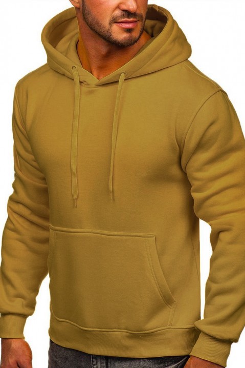 JULIAN DARK YELLOW férfi pulóver, Szín: sárga, IVET.HU - A te online butikod.