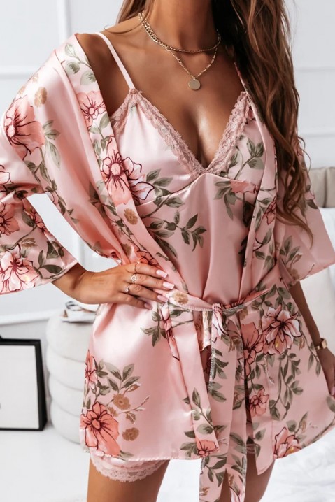 TOLZERA PINK szett pizsamával és köntössel, Szín: rózsaszín, IVET.HU - A te online butikod.