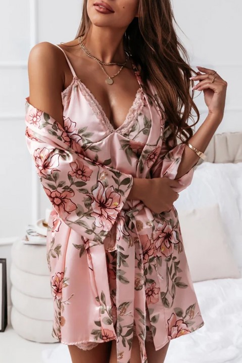 TOLZERA PINK szett pizsamával és köntössel, Szín: rózsaszín, IVET.HU - A te online butikod.