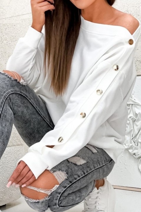 KARIZONA WHITE pulóver, Szín: fehér, IVET.HU - A te online butikod.