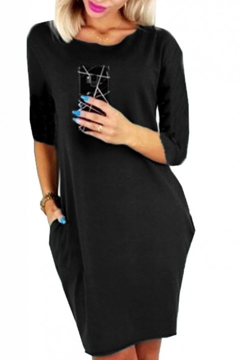 TABRELDA BLACK ruha, Szín: fekete, IVET.HU - A te online butikod.