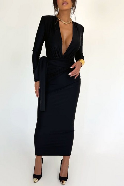 LEONETA BLACK ruha, Szín: fekete, IVET.HU - A te online butikod.