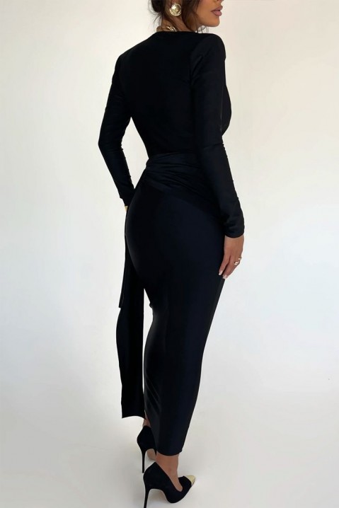 LEONETA BLACK ruha, Szín: fekete, IVET.HU - A te online butikod.