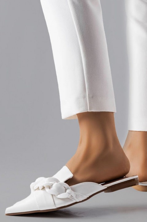 BATENDA WHITE női papucs, Szín: fehér, IVET.HU - A te online butikod.