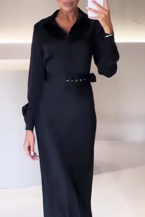 MILONESA BLACK ruha, Szín: fekete, IVET.HU - A te online butikod.