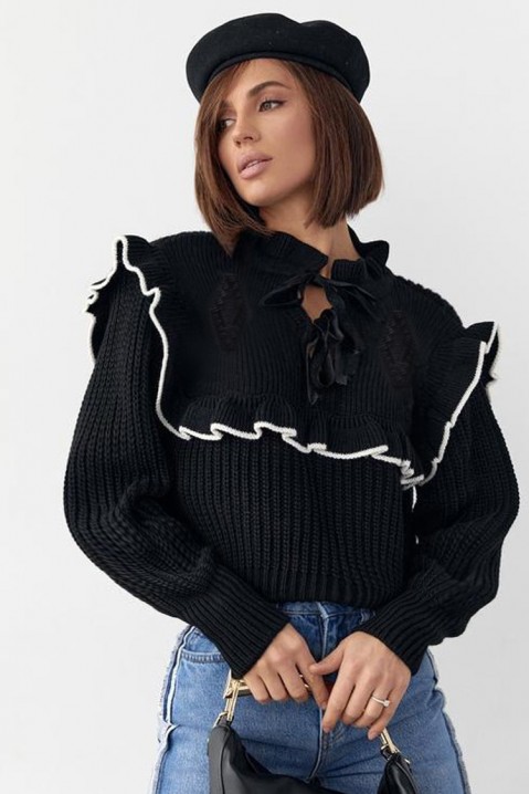 SEALDONA BLACK pulóver, Szín: fekete, IVET.HU - A te online butikod.