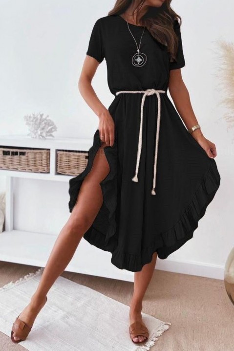 VENDESA BLACK ruha, Szín: fekete, IVET.HU - A te online butikod.