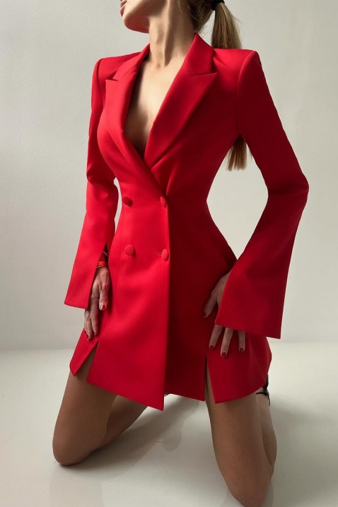 MELFORDA RED blézer ruha, Szín: piros, IVET.HU - A te online butikod.