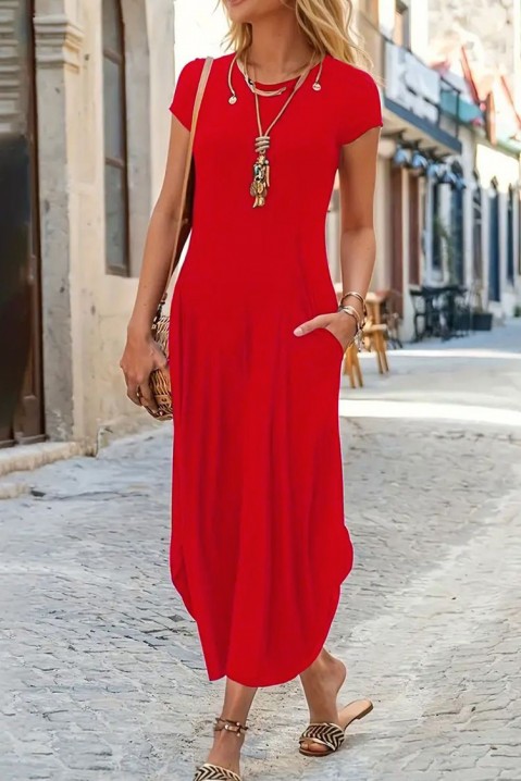 DELSENA RED ruha, Szín: bordó, IVET.HU - A te online butikod.