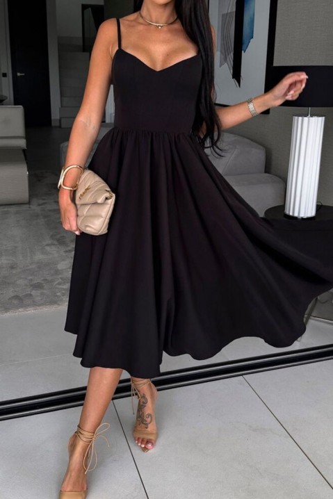 MORINTA BLACK ruha, Szín: fekete, IVET.HU - A te online butikod.