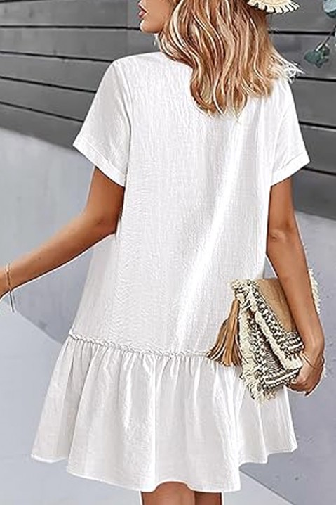 GARMOLDA WHITE ruha, Szín: fehér, IVET.HU - A te online butikod.