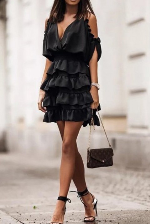 BELINDOFA BLACK ruha, Szín: fekete, IVET.HU - A te online butikod.