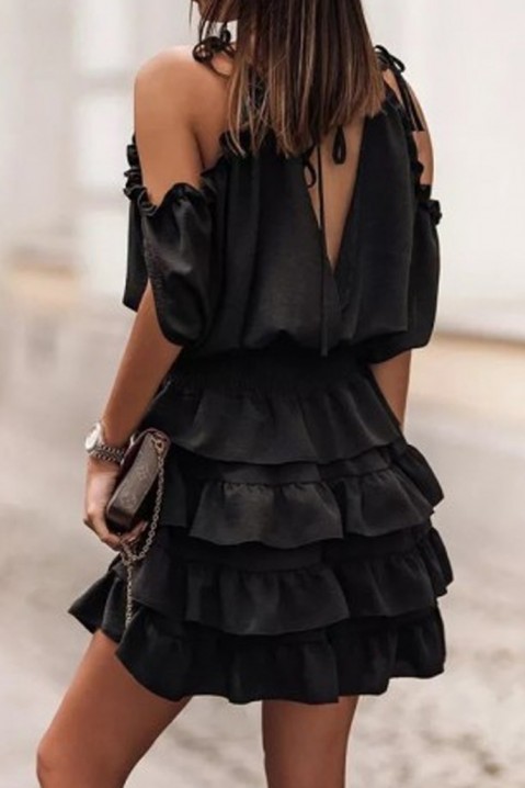 BELINDOFA BLACK ruha, Szín: fekete, IVET.HU - A te online butikod.