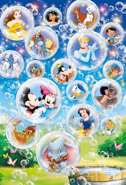 Clementoni gyerek puzzle 24 maxi darabbal - Disney klasszikus hősök szappanbuborékokbanIVET.HU - A te online butikod.