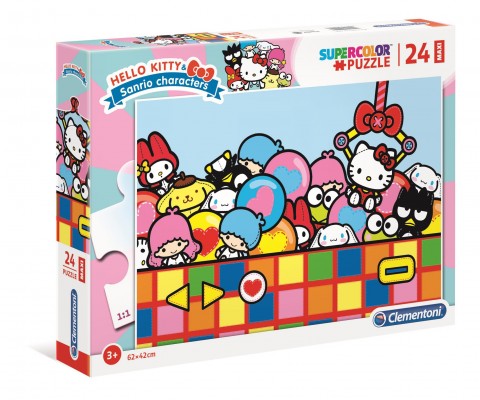 Clementoni gyerek puzzle 24 maxi darabbal - Hello KittyIVET.HU - A te online butikod.