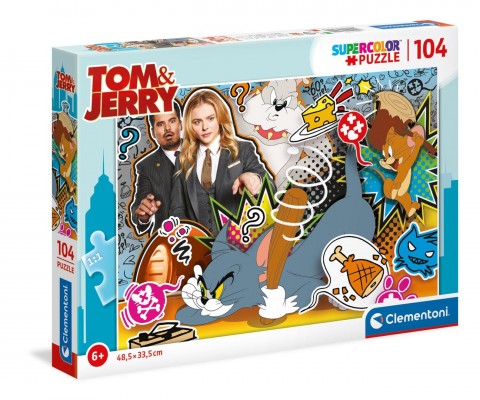 Clementoni gyerek puzzle 104 darabos - Tom és JerryIVET.HU - A te online butikod.
