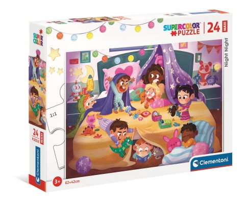 Clementoni gyerek puzzle 24 maxi darabbal - ÉjszakázásIVET.HU - A te online butikod.